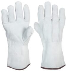 Guantes Tela Y Carnaza