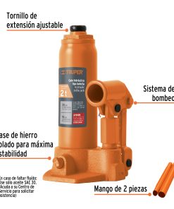 Alternative view of Gato De Botella, 2 Tons Truper 14810