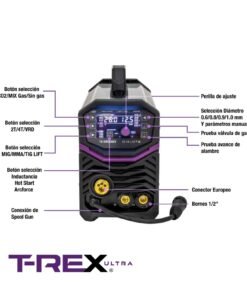 Soldadora Inversor Mig Gas/No Gas, Mma Y Tig Lift Bi-Voltaje - TX-EM204BV