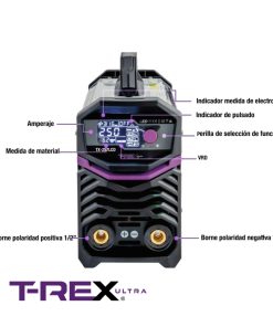 Alternative view of Soldadora Inversor Electrodo Y Tig Lift Bi-Voltaje - TX-257LCD