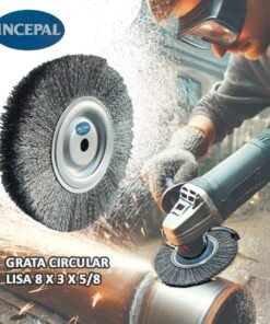 Alternative view of Grata Circular Lisa Incepal 8 x 3 x 5/8 - Herramienta Profesional para Limpieza de Superficies