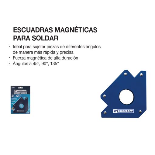 Escuadra Mágnetica Para Soldar 5"