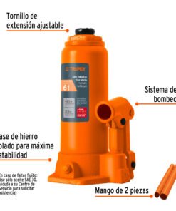 Alternative view of Gato De Botella, 6 Tons Truper 14814