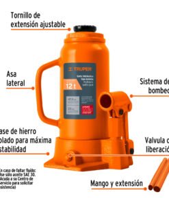 Alternative view of Gato De Botella, 12 Tons Truper 14818