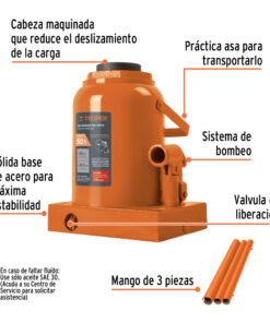 Alternative view of Gato De Botella, 50 Tons Truper 14821