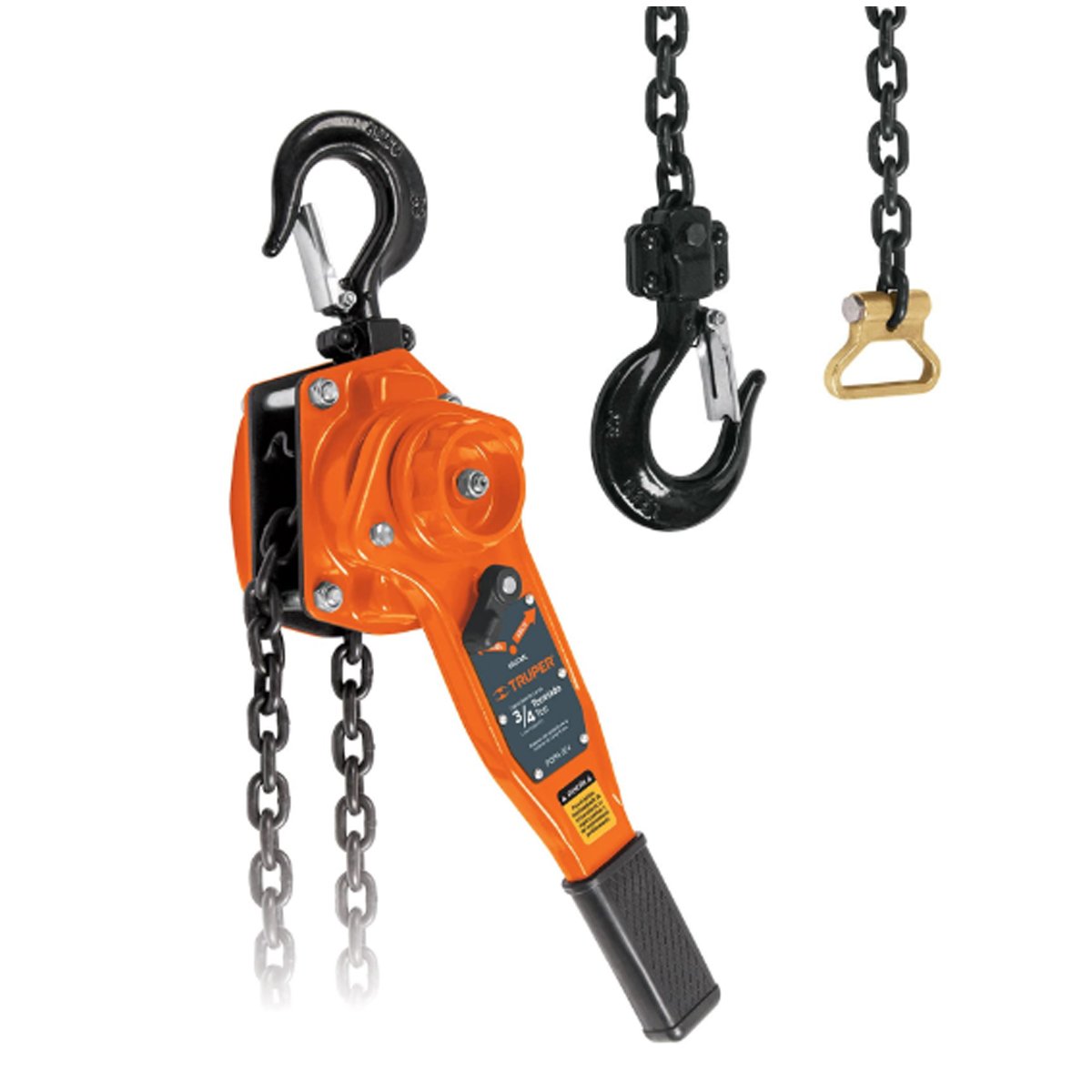 Polipasto de palanca de 3/4 ton de Truper 16840