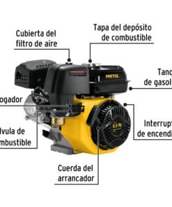 Alternative view of Motor A Gasolina 6.5 Hp, Pretul" 28114