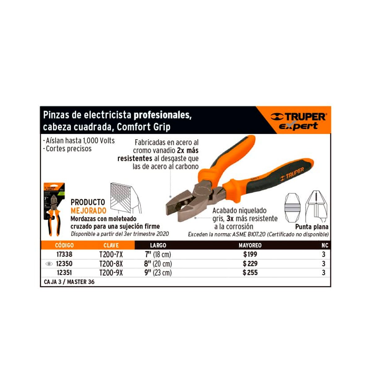 Alicate Electricista 8 - Imagen 2
