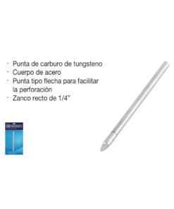 Broca Vidrio  Toolcraft 3/16