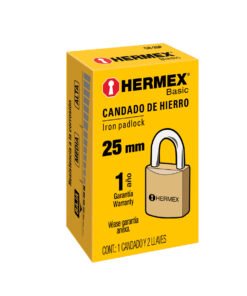 Alternative view of Candado Hierro Hermex 22528 25 Mms