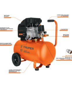Alternative view of Compresor Truper 15007 50L 3.1/2 Hp 90Psi