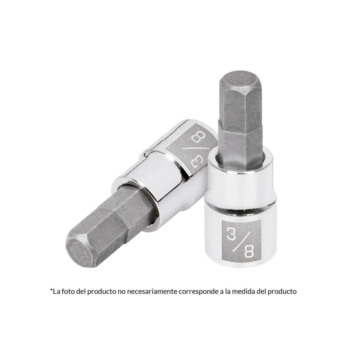 Dados De Punta Hexagonal, Cuadro 3/8" De 4MM. 13485