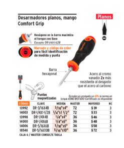Alternative view of Destornillador Pala 13992 3/16 X 4