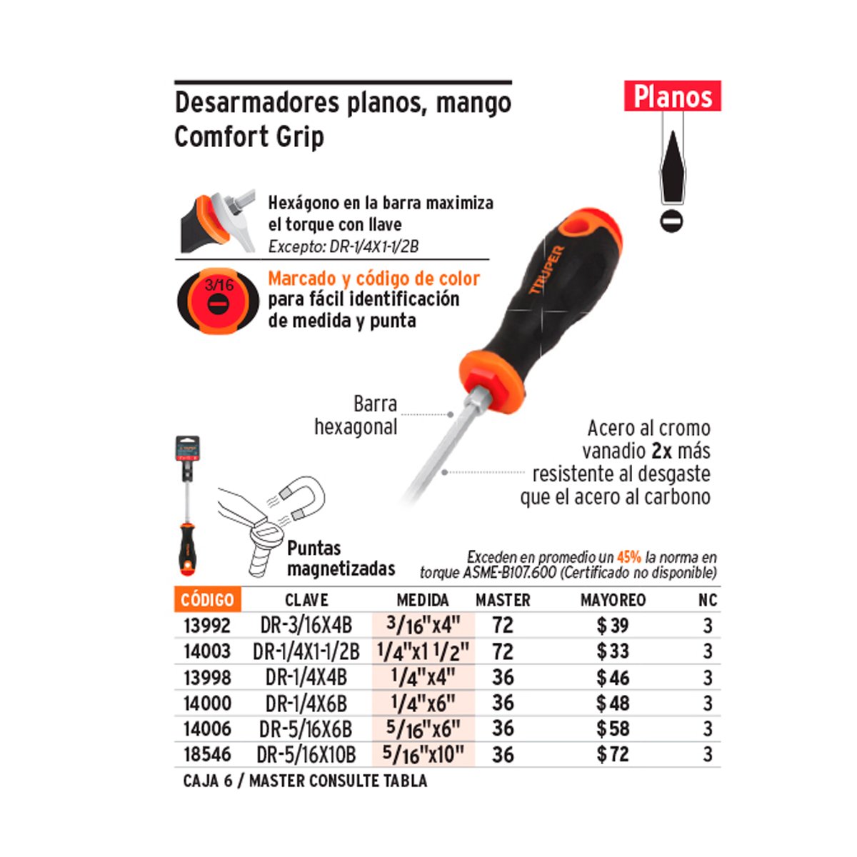 Destornillador Pala 13992 3/16 X 4 - Imagen 2