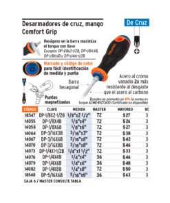 Alternative view of Destornllador Estrella Truper 14064 3/16 X 3