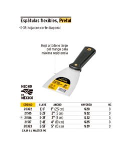 Alternative view of Espátula M.Plástico Pretul 21517 4"