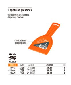Alternative view of Espátula Plástica Truper 14445 4"