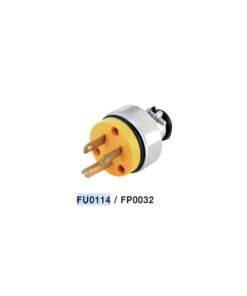 Clavija Aterrizada Con Abrazadera FU0114