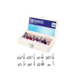 Fresa P/Ruteadora Jgo. Toolcraft  Tc3454 08 Pzas.