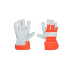 Guantes Tela Y Carnaza, Reforzados Toolcraft Tc0754
