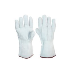 Guantes Tela Y Carnaza, Largo Reforzados Toolcraft Tc0757