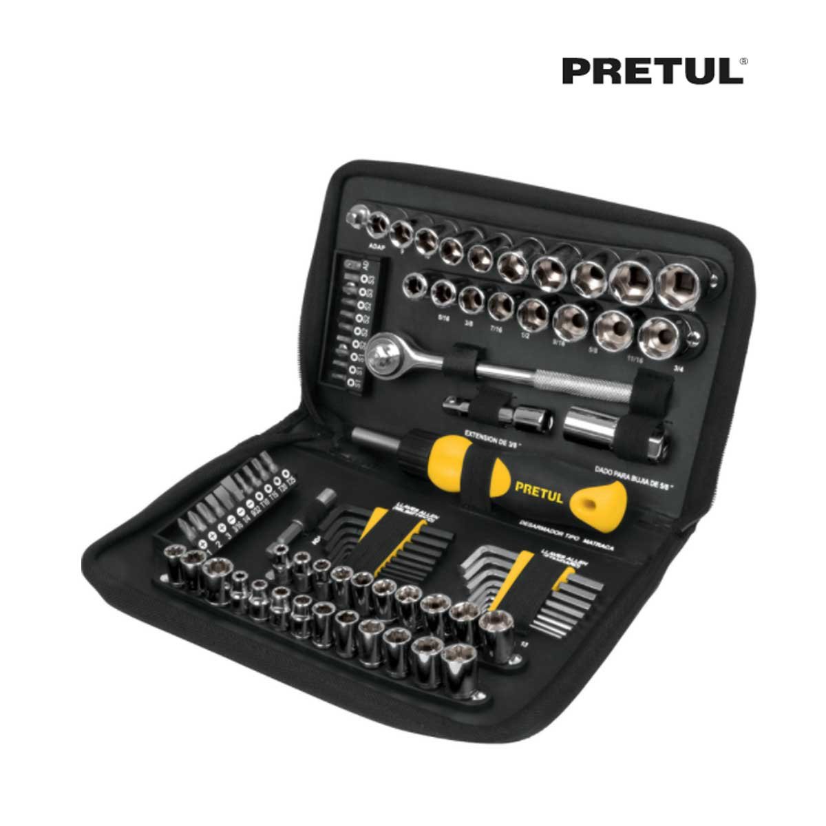 Jgo. Herramienta Pretul 22984 85Pzs