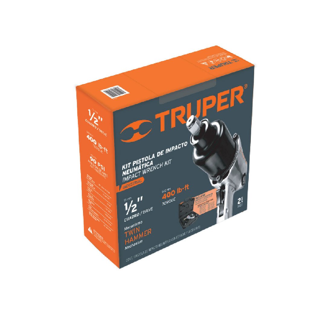 Llave Impacto Neumatica Truper 18281 Industrial 1/2 - Imagen 4