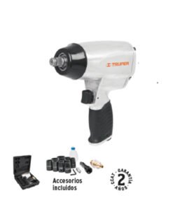 Pistola de Impacto Neumatica Truper 19372 KIT Estuche plastico 250 Lb 1/2