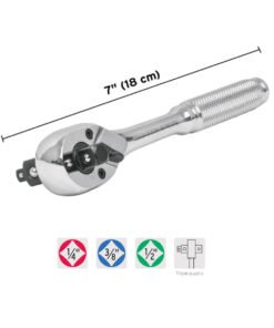 Alternative view of Ratchet Triple Mando Truper 13649 1/4, 3/8 Y 1/2