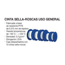 Cinta Sella Roscas 19Mm X 13.2M (3/4")