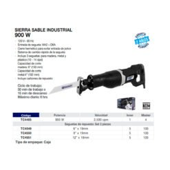 Alternative view of Sierra Sable Toolcraft Tc4485 900W