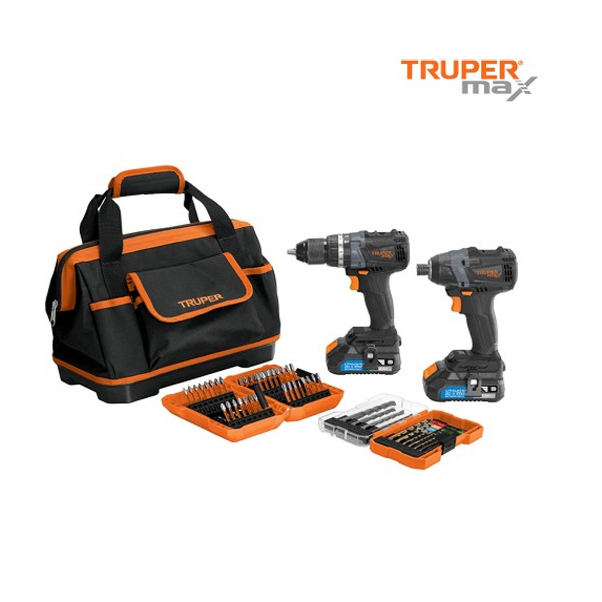 Combo taladro percutor y destornillador de impacto, 20V, MAX Truper Expert 102235