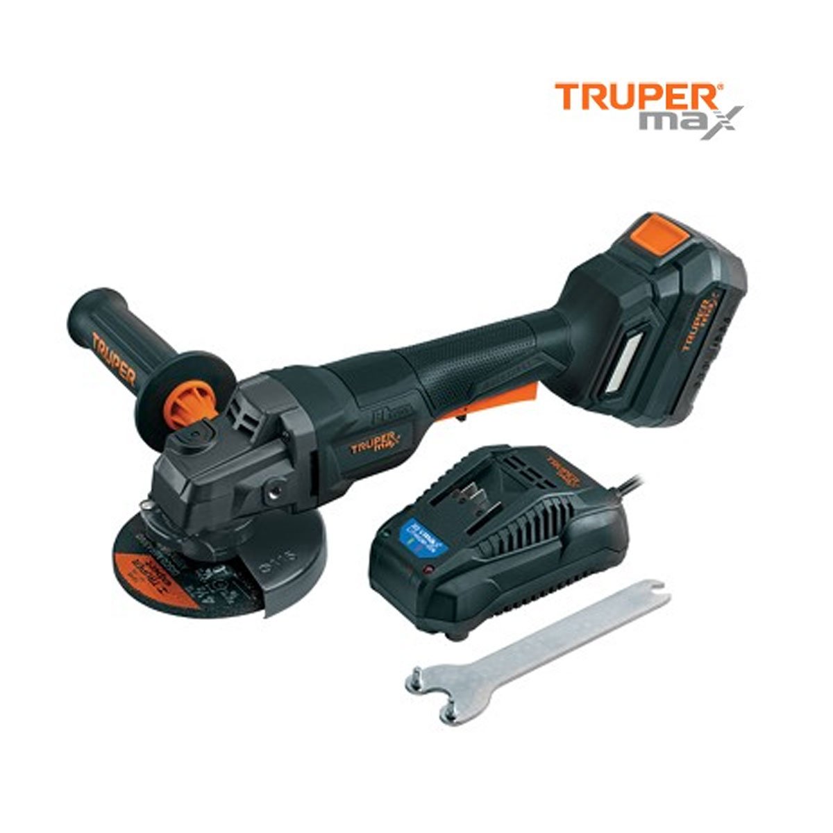 Pulidora 4-1/2", 20V, int. paleta, 1 batería 4Ah, MAX Truper 103639