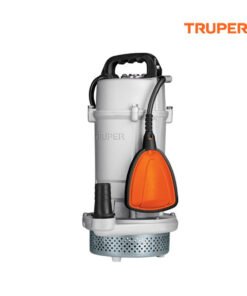 Bomba sumergible cubierta aluminio,agua limpia, 1 HP, TRUPER 15003