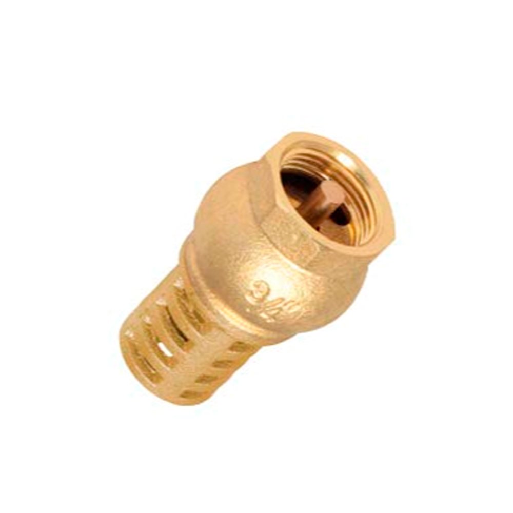 Valvula De Pie Toolcraft Bronce 1" Tc2275