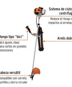 Alternative view of Desmalezadora a gasolina 52 cc mango tipo "bici", 18" corte 11032