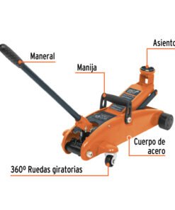 Alternative view of Gato Hidráulico Tipo Zorra, 2.5 Ton Truper 14946