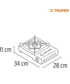 Alternative view of Estufa Portatil Truper 15005 1/4 Vuelta