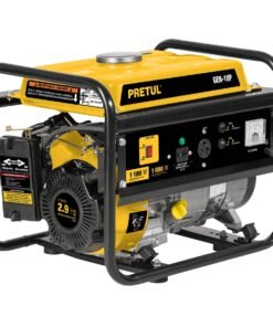 Generador eléctrico con motor a gasolina, 1.1 kW, Pretul 26033