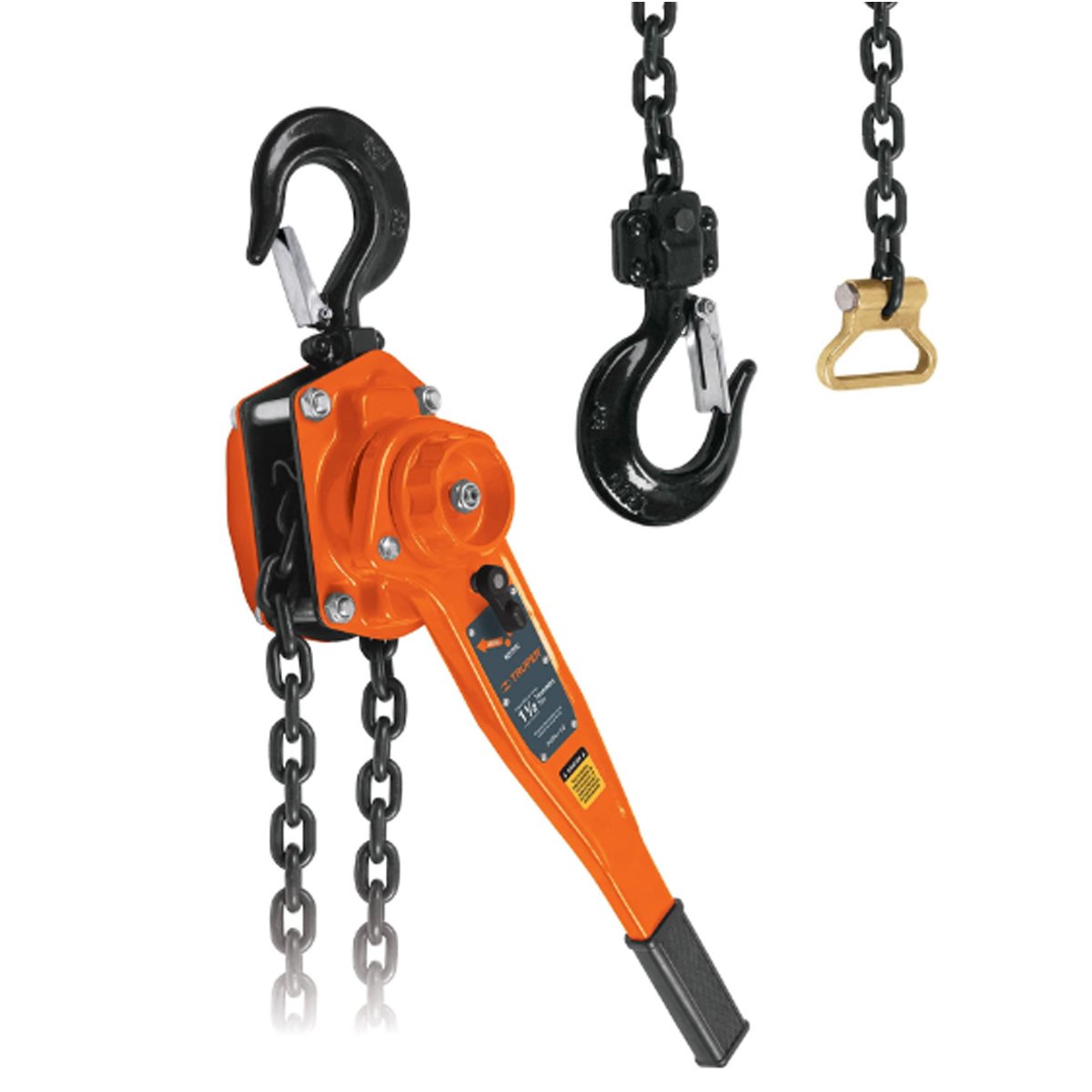 Polipasto de palanca de 1-1/2 ton de Truper 16842