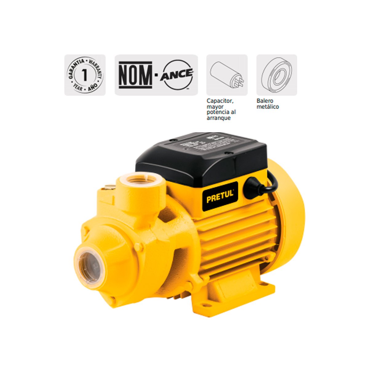 Bomba Periférica Pretul 29967 1/2 HP