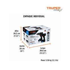 Alternative view of Combo taladro percutor y destornillador de impacto, 20V, MAX Truper Expert 102235