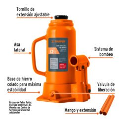 Alternative view of Gato De Botella, 12 Tons Truper 14818