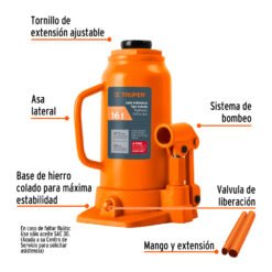 Alternative view of Gato De Botella, 16 Tons Truper 14820