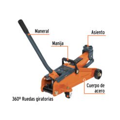 Alternative view of Gato Zorra, Reforzado, 2 Tons Truper 14824