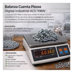 Balanza cuenta piezas digital industrial ACS-708W