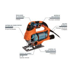 Alternative view of Sierra Caladora Profesional Truper 15423 750 W