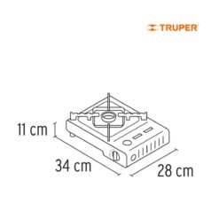 Alternative view of Estufa Portatil Truper 15005 1/4 Vuelta