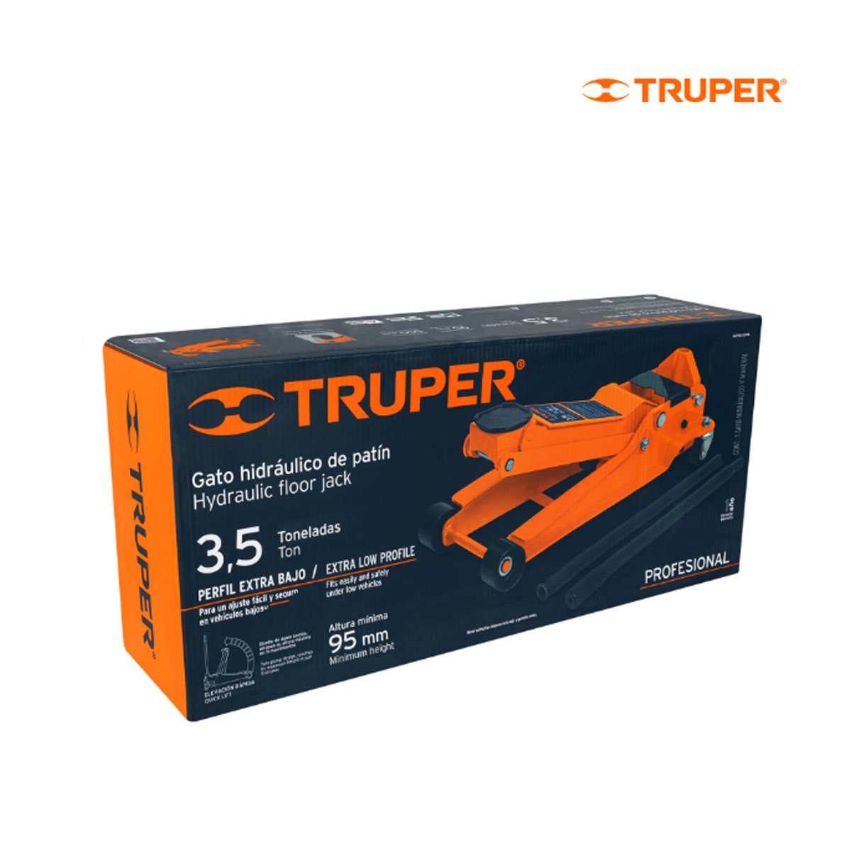 Gato Prof Tipo Zorra Truper 14802 3.5 Ton - Imagen 3
