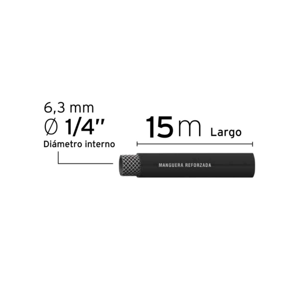 Manguera Aire Truper 17081 1/4" X 15 Mts - Imagen 2